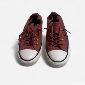 Converse Burgundy All Star Sneakers